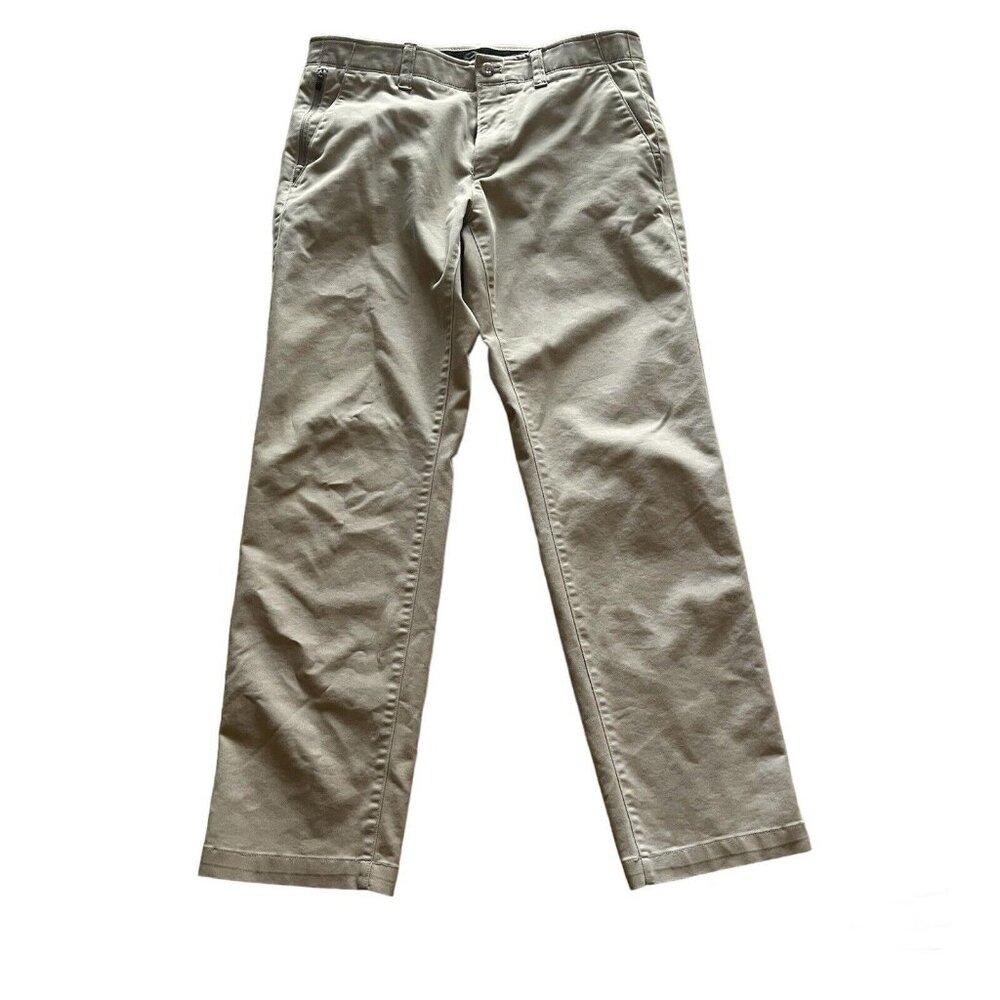 Eddie Bauer Men's Classic Flex Wrinkle-Resistant Sport Chinos-Khaki-Size 34X34